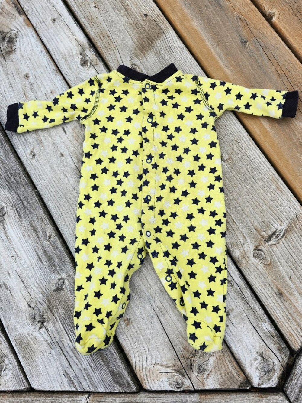 CUTE EMMA JACK Star Onesie BABY 3 Months/13lbs Footed Onesie One-Piece